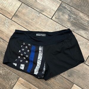 Born Primitive Women's Black and Blue Shorts